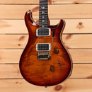 Paul Reed Smith Custom 24 Dark Cherry Sunburst electric guitar with flamed maple top and dual humbuckers