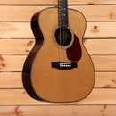 Bourgeois Touchstone Signature OM natural acoustic guitar with tortoiseshell pickguard and abalone binding