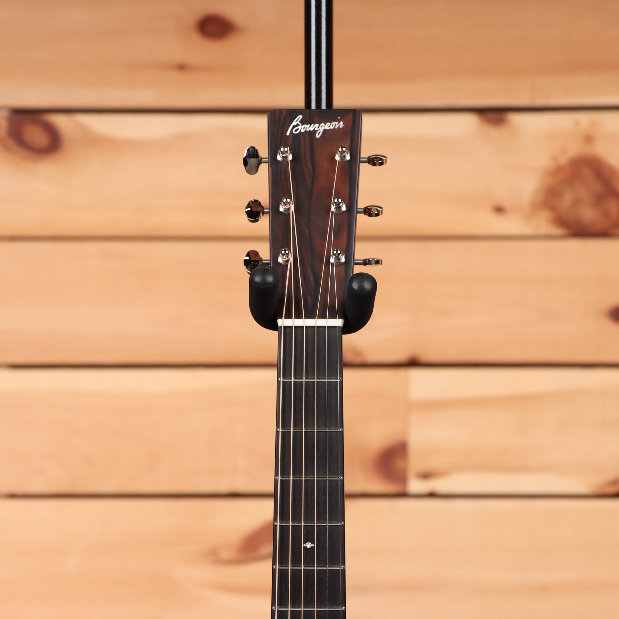 Bourgeois OM Vintage TS acoustic guitar natural finish with slotted headstock and rosewood fretboard