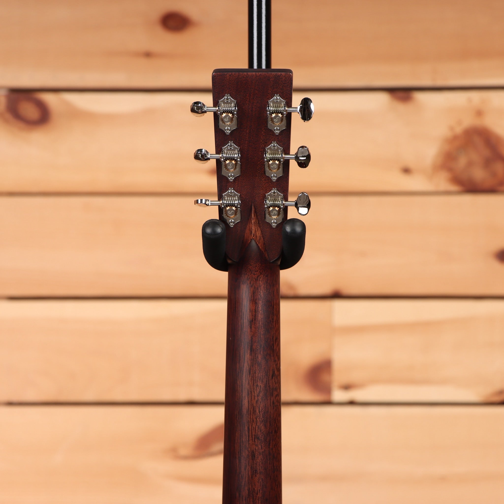 Bourgeois OM Vintage TS acoustic guitar natural finish with vintage-style tuning machines
