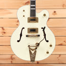 Gretsch Limited G8424T Billy Duffy Signature Falcon hollow-body electric guitar Vintage White with Bigsby tremolo
