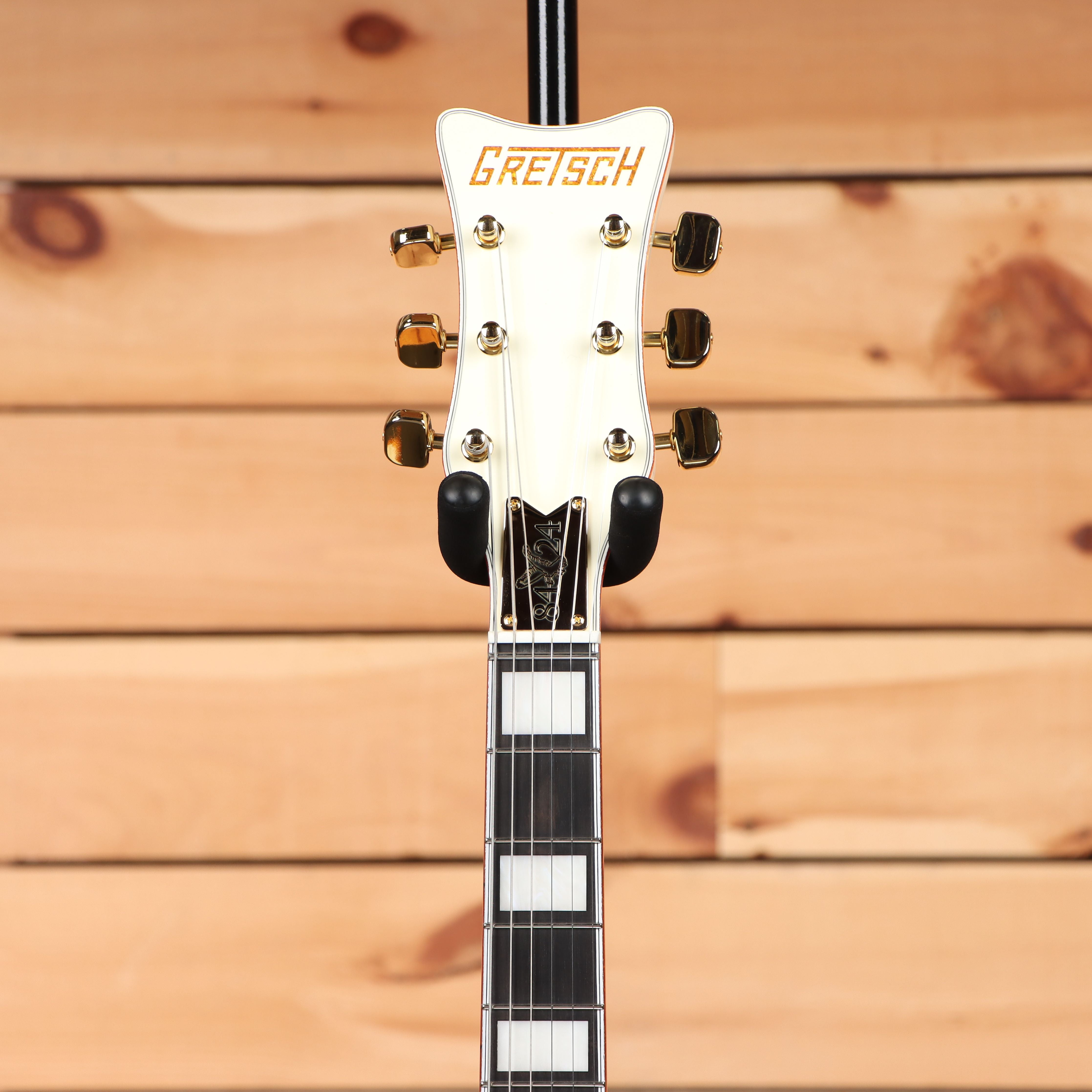 Gretsch Limited G8424T Billy Duffy Signature Falcon hollowbody electric guitar Vintage White with Bigsby tremolo