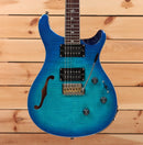 Paul Reed Smith SE Custom 24 semi-hollow electric guitar Lake Blue flamed maple top with dual humbuckers