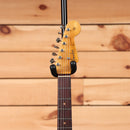 Fender Custom Shop Righteous Reissue Late 1962 Stratocaster electric guitar Holoflake Rosewood relic with single-coil pickups