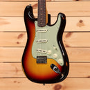 Fender Custom Shop Limited 1959 Stratocaster electric guitar Chocolate 3-Tone Sunburst relic with single-coil pickups