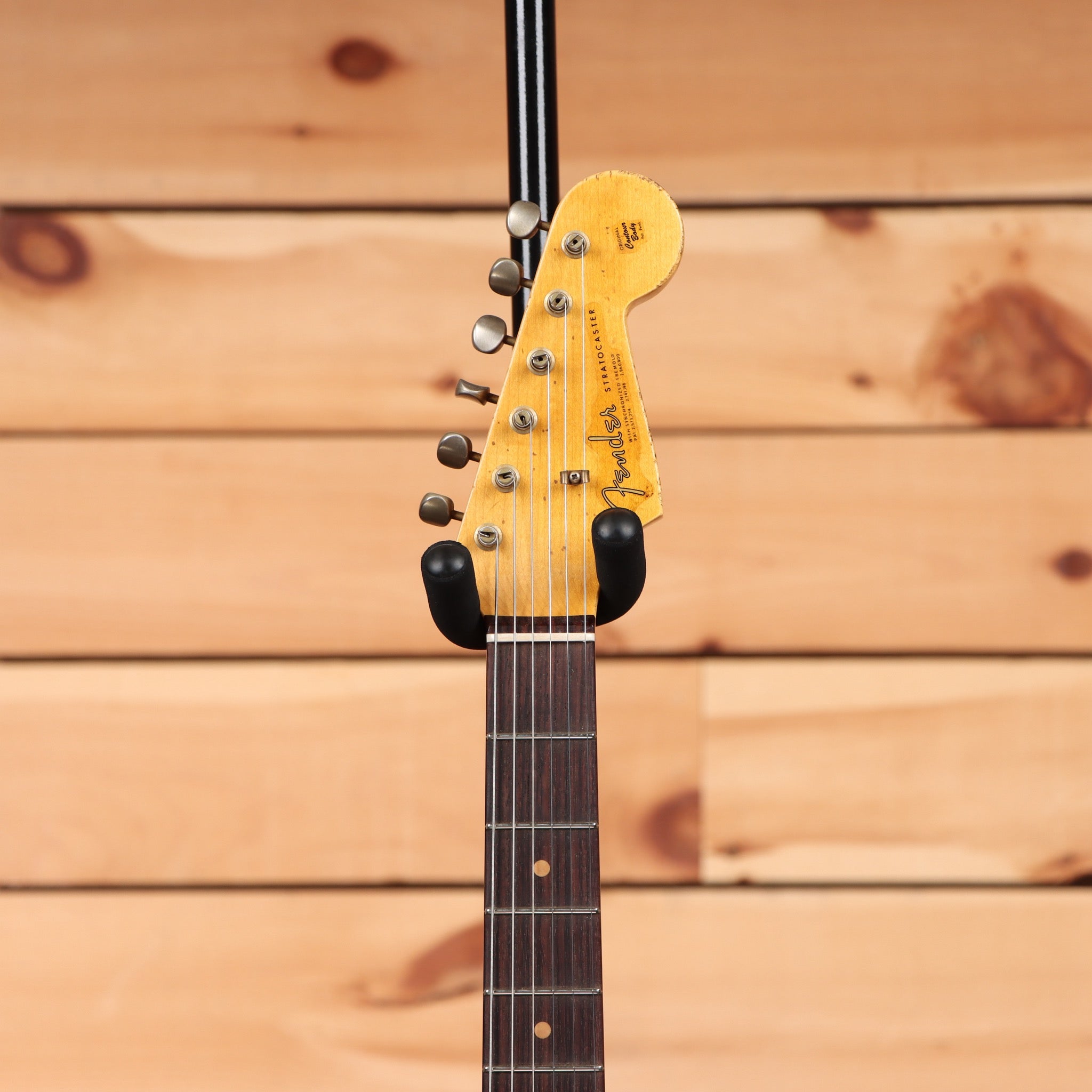 Fender Custom Shop Limited Greg Fessler Masterbuilt 1963 Stratocaster Relic electric guitar Faded Dakota Red with maple neck