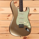 Fender Custom Shop Limited 1959 Stratocaster Hardtail Relic electric guitar Aged Shoreline Gold with mint green pickguard