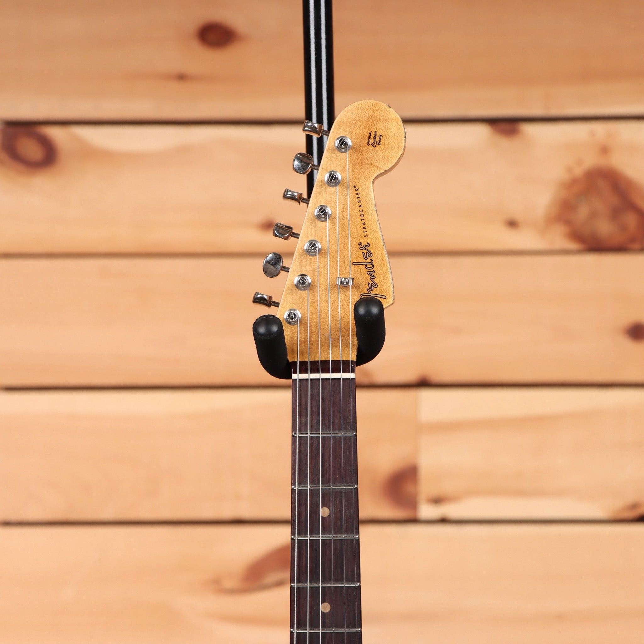 Fender Custom Shop Limited 1959 Stratocaster Hardtail Relic electric guitar Shoreline Gold with maple neck