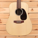 Martin DX2E Brazilian 12-string dreadnought acoustic guitar natural with tortoiseshell pickguard