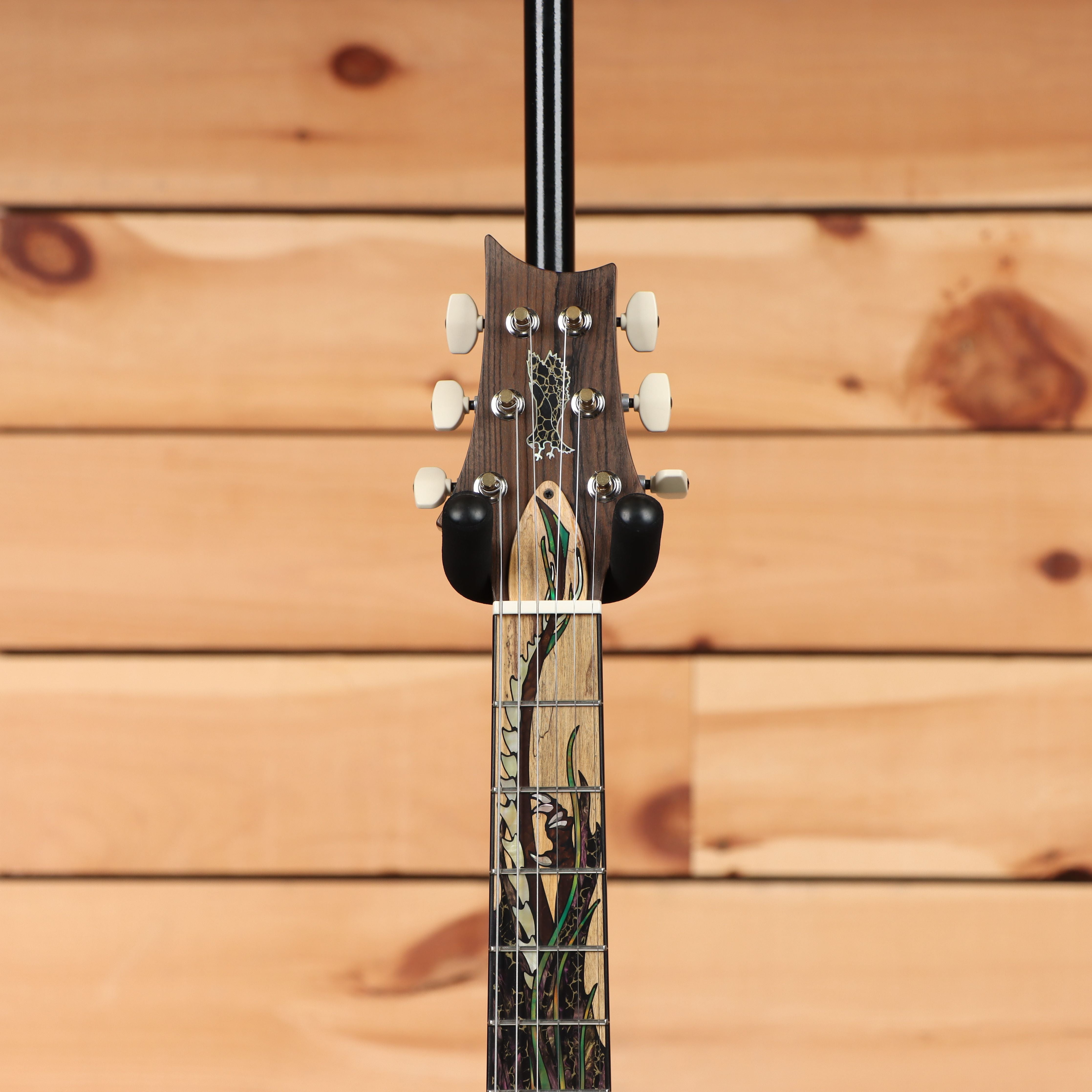 Paul Reed Smith Limited Private Stock 40th Anniversary McCarty Dragon electric guitar burnt chestnut with dragon inlay fretboard