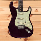 Fender Custom Shop Righteous Reissue Late 1962 Stratocaster relic electric guitar Aged Midnight Purple with single-coil pickups