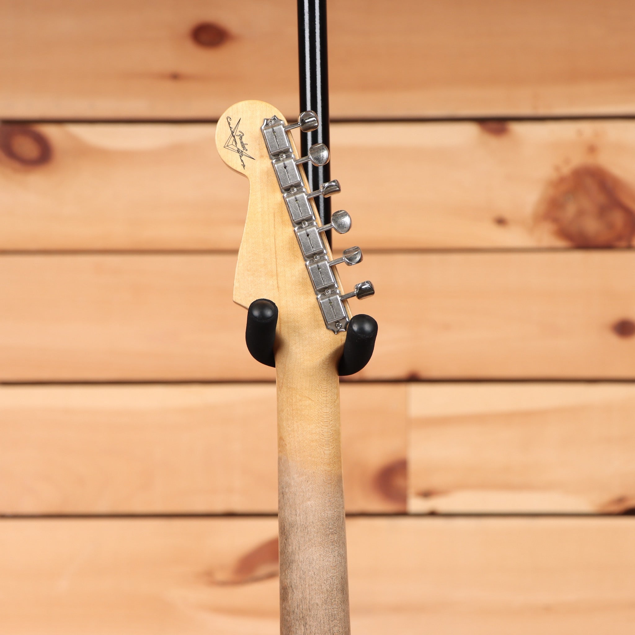 Fender Custom Shop Righteous Reissue Late 1962 Stratocaster relic aged midnight purple electric guitar with maple neck