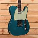 Fender Custom Shop Limited 1960 Telecaster Relic electric guitar Ocean Turquoise with cream pickguard