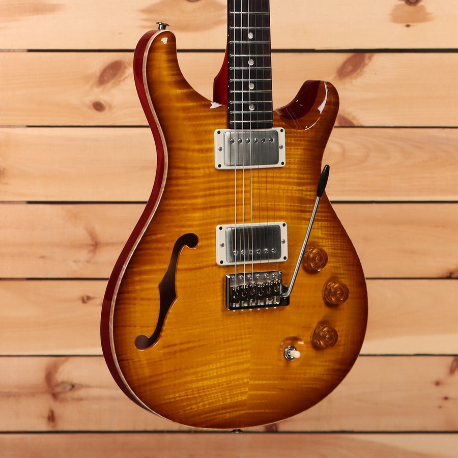Paul Reed Smith Limited DGT semi-hollow electric guitar McCarty Sunburst flamed maple top with dual humbuckers