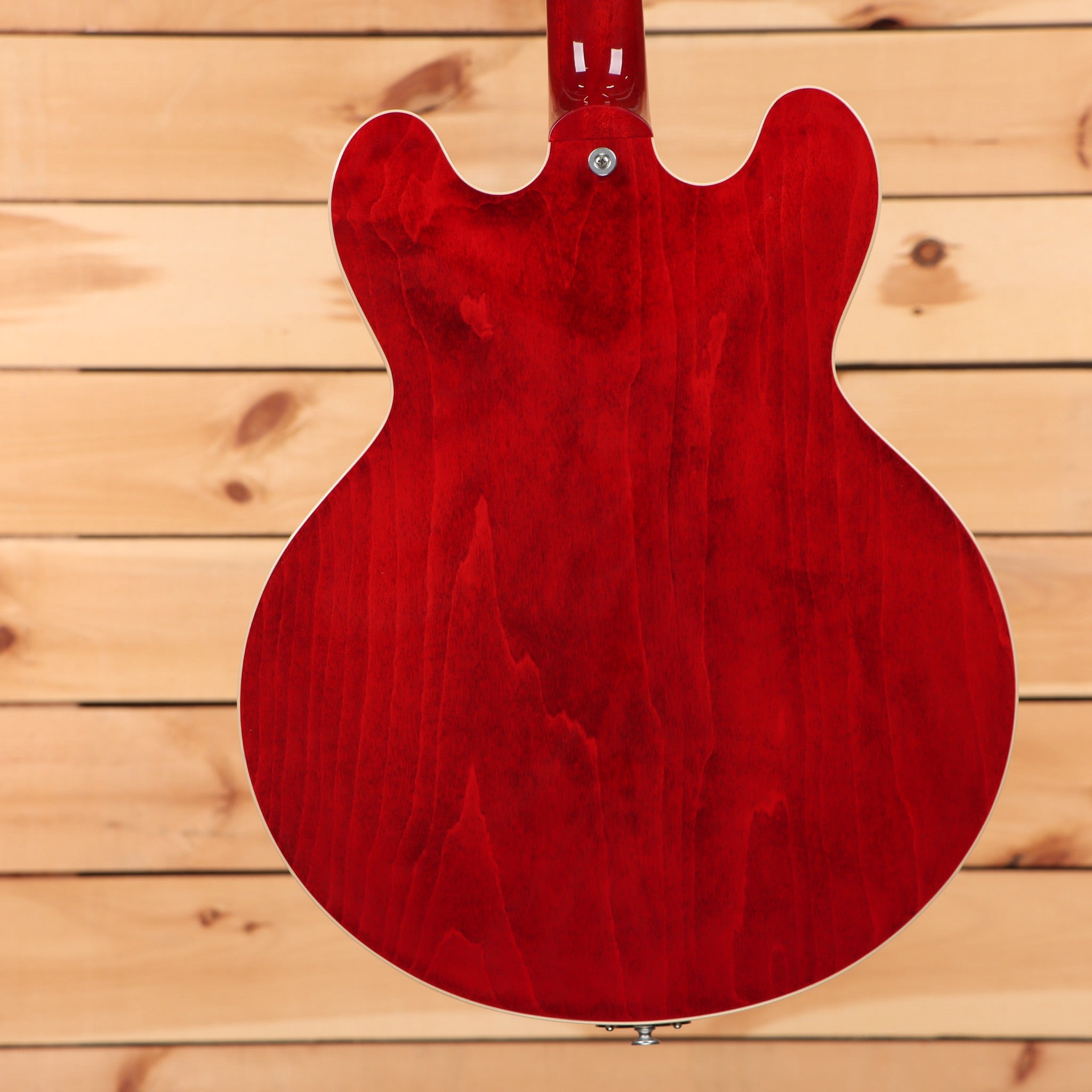 Gibson ES-330 semi-hollow electric guitar Sixties Cherry with f-holes and dual humbuckers