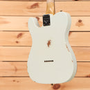Fender Custom Shop Limited 1960 Telecaster Relic electric guitar Olympic White with single-coil pickups