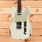 Fender Custom Shop Limited 1960 Telecaster Relic electric guitar Olympic White aged finish single-coil pickups