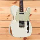 Fender Custom Shop Limited 1960 Telecaster Relic electric guitar Olympic White with single-coil pickups