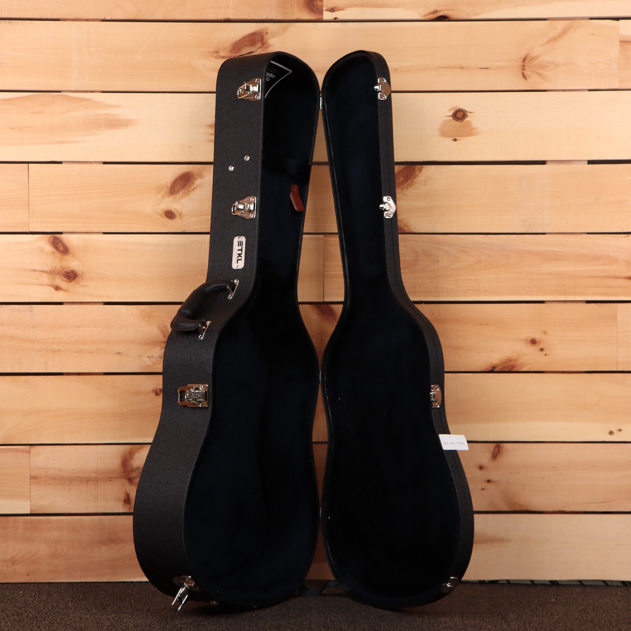 Gallagher Bluegrass Bell dreadnought acoustic guitar light amber sapele with black hard case