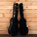 Gallagher GA72 Custom acoustic guitar case black hardshell with chrome hardware