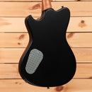Powers Electric A-Type Select shadow black semi-hollow electric guitar with perforated pickguard