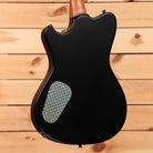 Powers Electric A-Type Select shadow black semi-hollow electric guitar with perforated pickguard