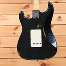 Fender Custom Shop Righteous Reissue Late 1962 Stratocaster relic aged holoflake electric guitar with white pickguard
