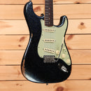 Fender Custom Shop Righteous Reissue Late 1962 Stratocaster relic electric guitar holoflake rosewood with mint green pickguard