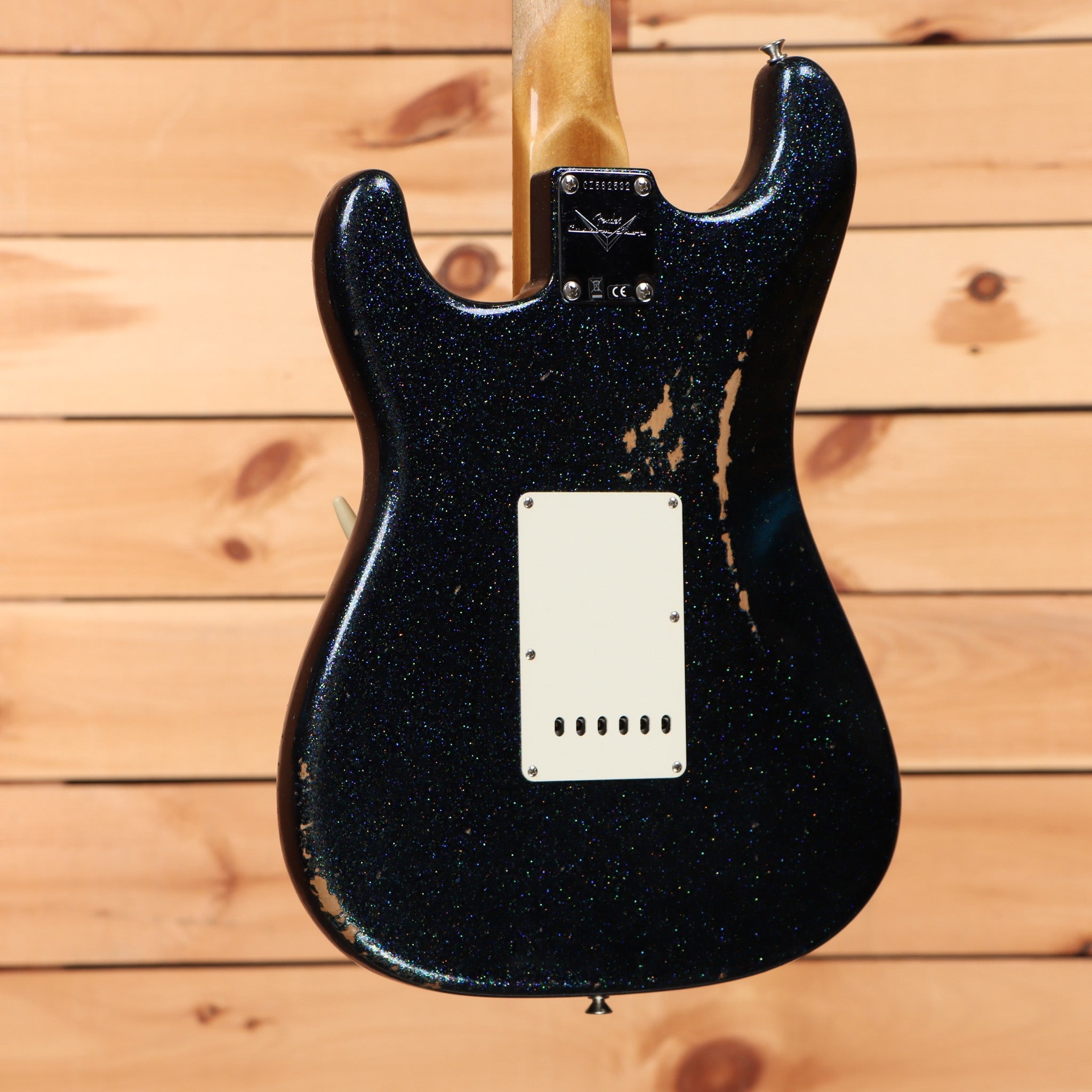 Fender Custom Shop Righteous Reissue Late 1962 Stratocaster relic aged holoflake electric guitar with maple neck