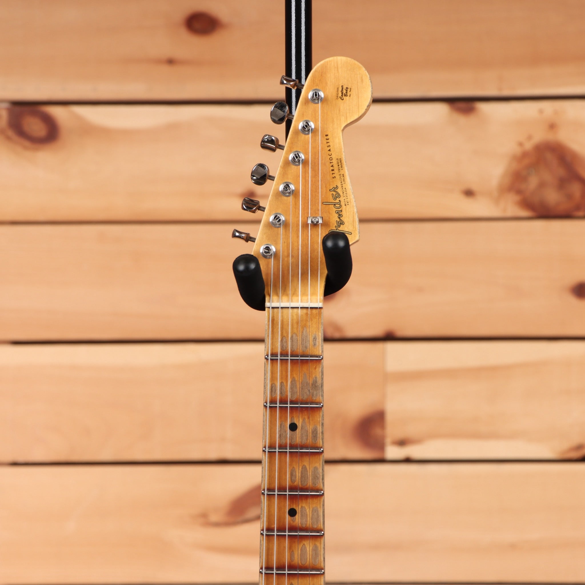 Fender Custom Shop Righteous Reissue Late 1962 Stratocaster relic aged holoflake maple electric guitar with maple neck