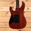 Charvel MJ DK24 HSH electric guitar Caribbean Burst with dual humbucker pickups and black pickguard