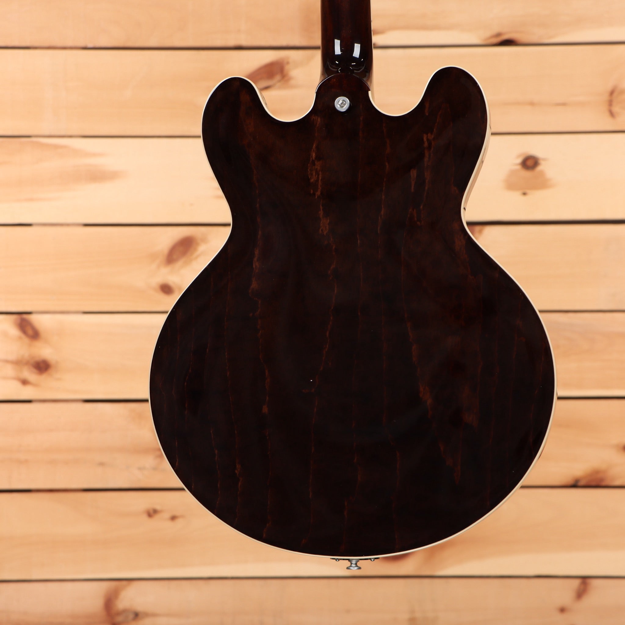 Gibson ES-330 semi-hollow electric guitar tobacco burst with f-holes and maple neck