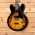 Gibson ES-330 semi-hollow body electric guitar tobacco burst with f-holes and dual humbuckers