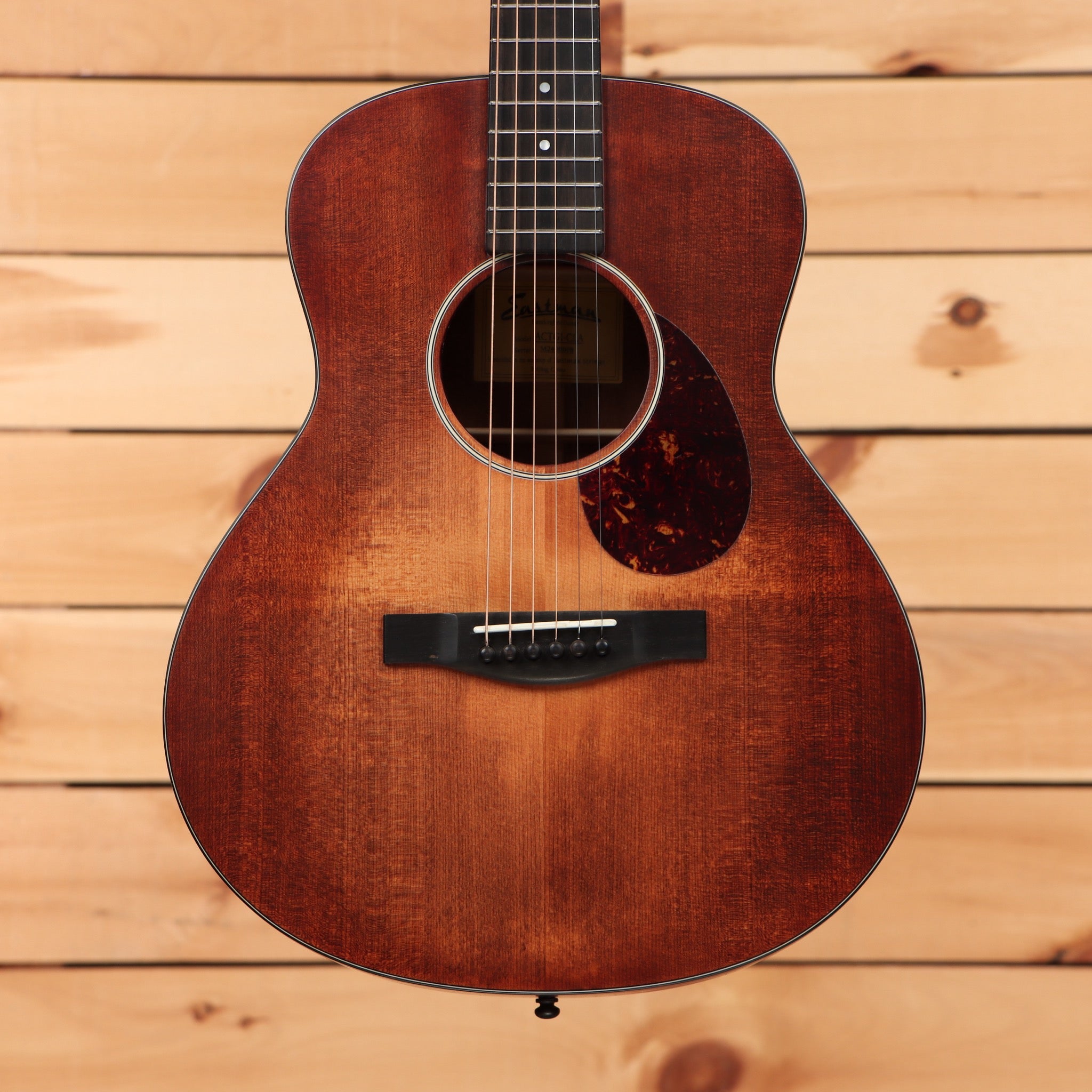 Eastman ACTG1 classical acoustic guitar with dark cherry finish and rosewood pickguard