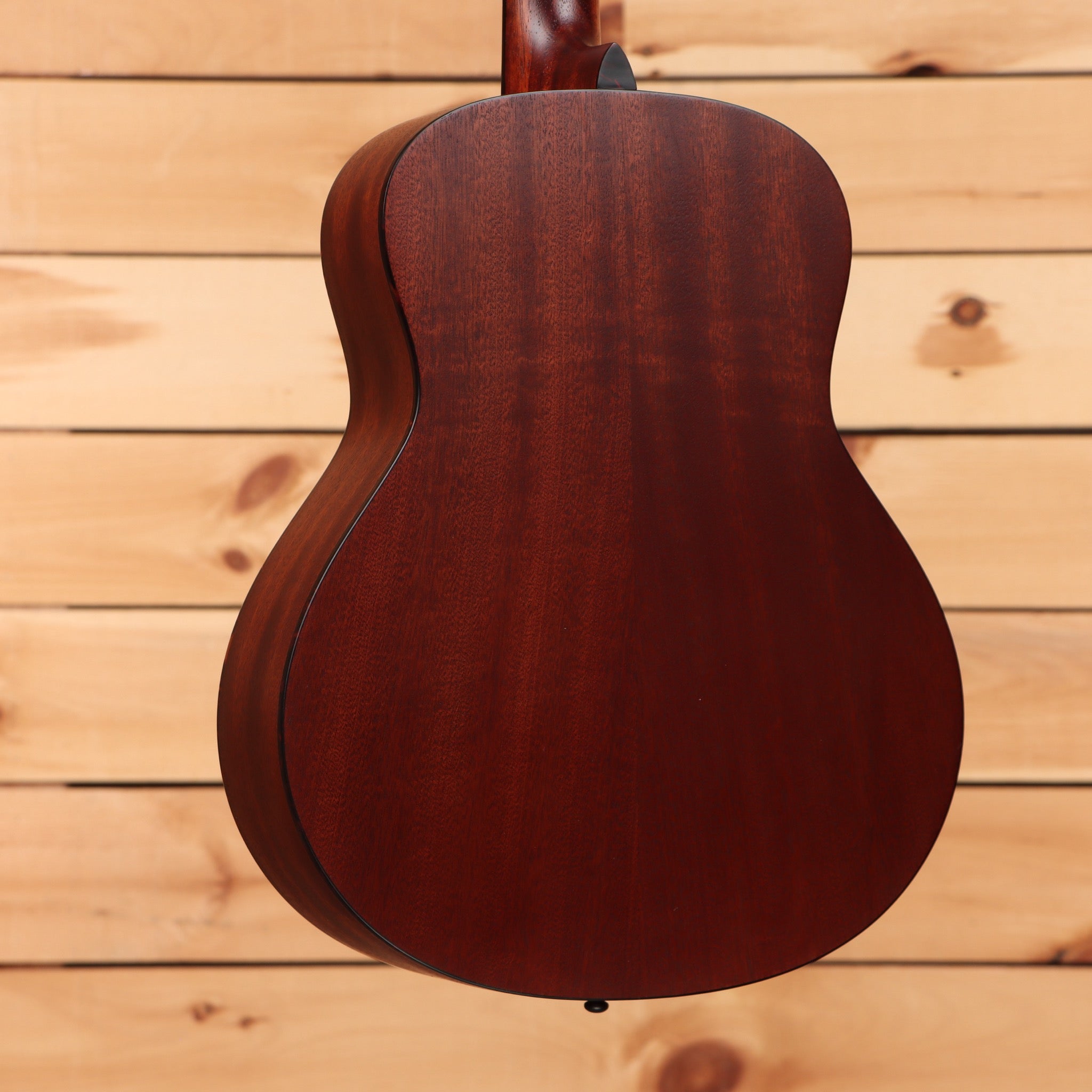 Eastman ACG-1 classical acoustic guitar mahogany finish with curved body back view