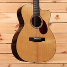 Eastman E1OMC Special acoustic guitar natural finish with cutaway and tortoiseshell pickguard