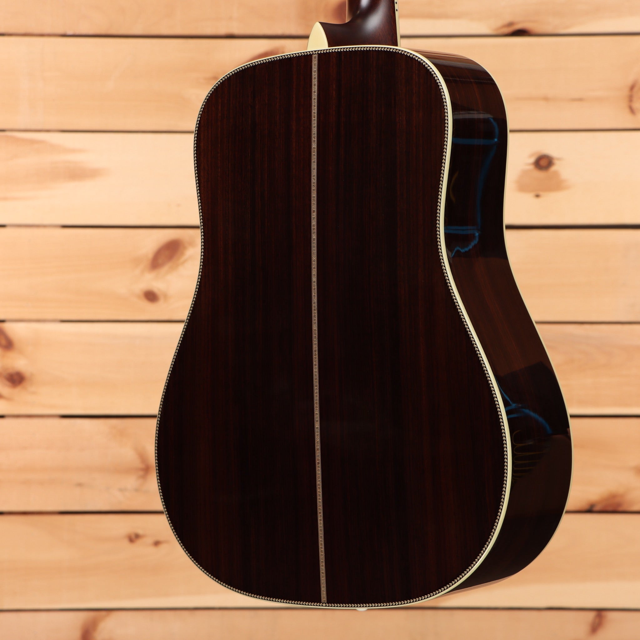 Eastman E40DTC Thermocure dreadnought acoustic guitar natural finish with cream binding