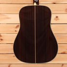 Eastman E40DTC Thermocure dreadnought acoustic guitar natural finish with pearl binding