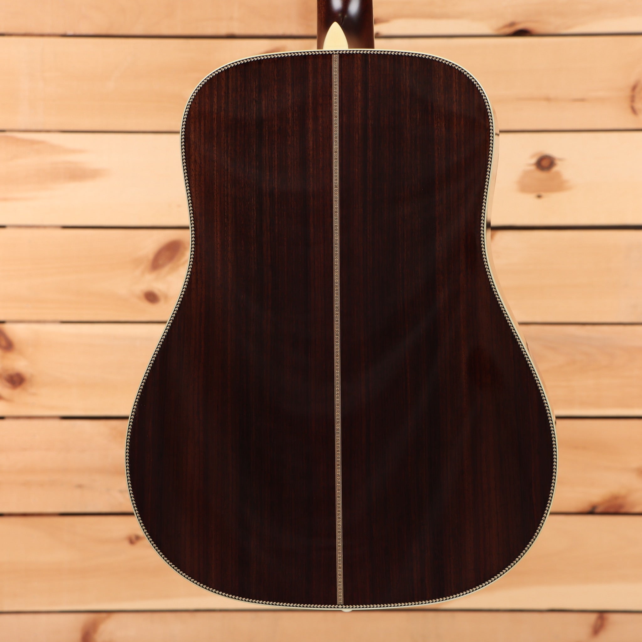 Eastman E40DTC Thermocure dreadnought acoustic guitar natural finish with pearl binding