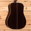 Eastman E40DTC Thermocure dreadnought acoustic guitar natural finish with pearl binding