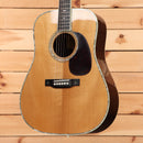 Eastman E40DTC Thermocure dreadnought acoustic guitar natural finish with abalone binding