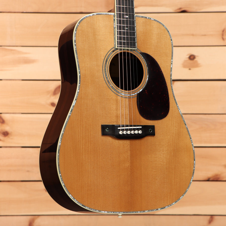 Eastman E40DTC Thermocure dreadnought acoustic guitar natural finish with abalone binding