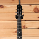 Eastman Romeo La Celestine Blue acoustic guitar with black headstock and rosewood fretboard
