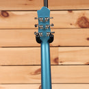 Eastman Romeo La Celestine Blue semi-hollow electric guitar with chrome tuners and black pickguard