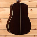 Eastman E40DTC Thermocure dreadnought acoustic guitar natural finish with white binding