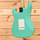 Fender Custom Shop 1959 Stratocaster Journeyman Relic electric guitar Super Faded Aged Sea Foam Green with white pickguard