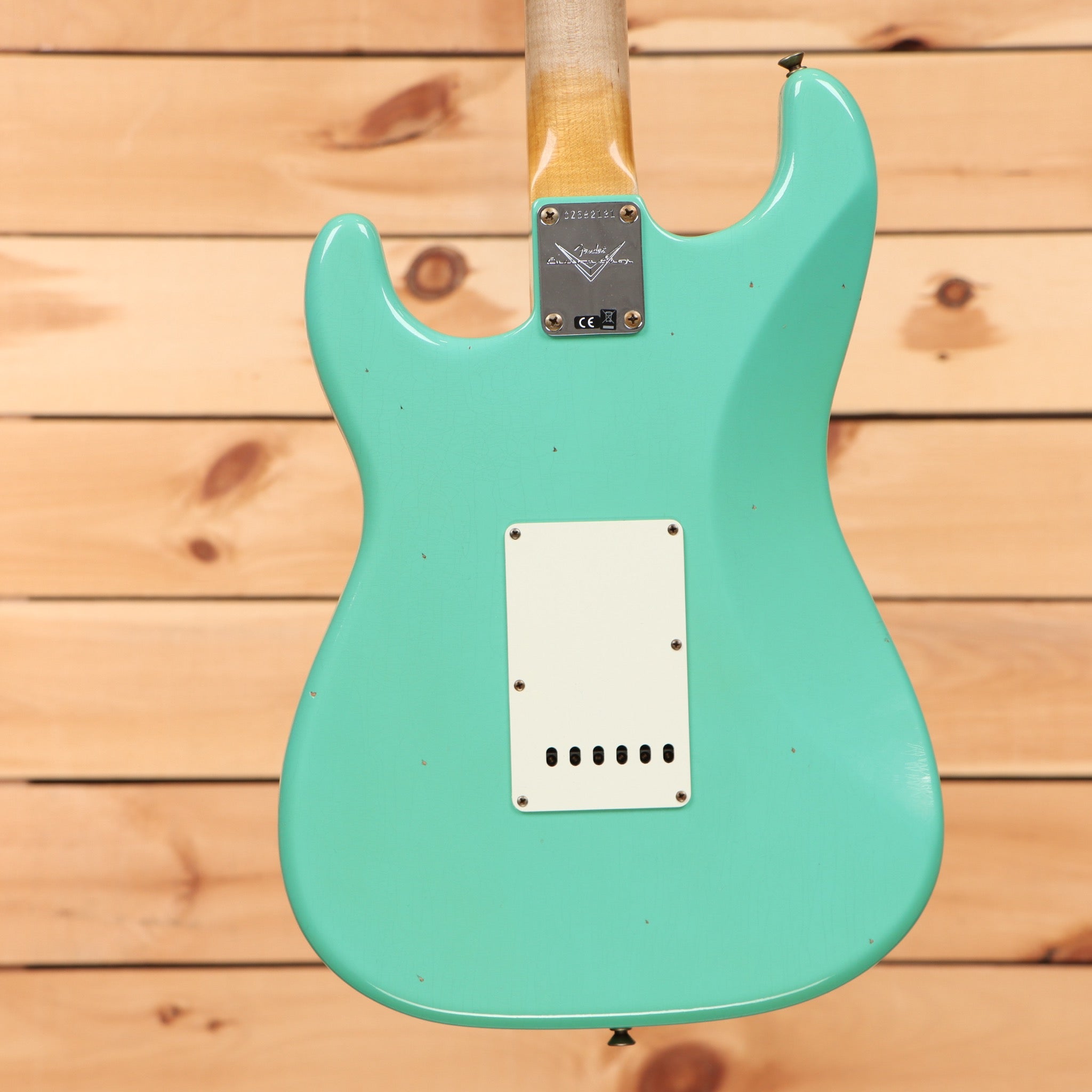 Fender Custom Shop 1959 Stratocaster Journeyman Relic electric guitar super faded aged sea foam green with single-coil pickups