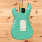 Fender Custom Shop 1959 Stratocaster Journeyman Relic electric guitar Super Faded Aged Sea Foam Green with white pickguard