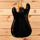 Fender Custom Shop Limited 1967 HSS Stratocaster electric guitar aged black relic finish with heavy wear patina