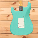 Fender Custom Shop 1959 Stratocaster Journeyman Relic electric guitar Super Faded Sea Foam Green with white pickguard